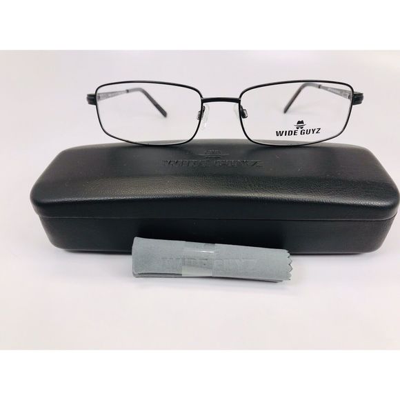 New Wide Guyz Black LEFTY Eyeglasses 61mm for The Stylish Large Man - Picture 2 of 12